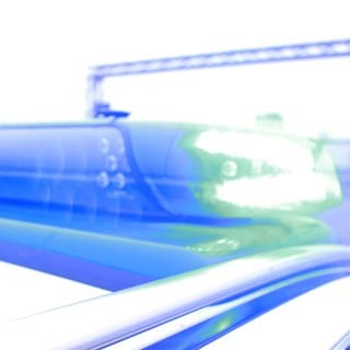 Blaulicht auf Polizeiauto
