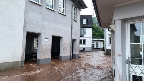 Das Hochwasser in Kirn-Sulzbach kam überraschend.