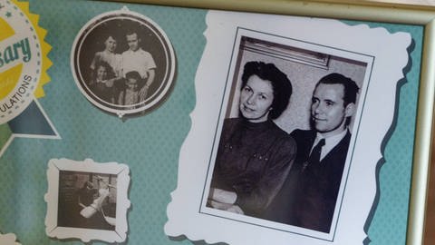 Ein Foto aus den 50er Jahren zeigt Ursula und Gottfried Schmelzer, inzwischen leben sie in Bad Sobernheim.