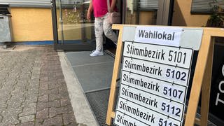 Auch in Mainz-Bretzenheim waren die Wähler zur Stichwahl aufgerufen. 