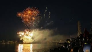 Das Johannisfest in Mainz ist am Montagabend mit einem großen Feuerwerk zu Ende gegangen
