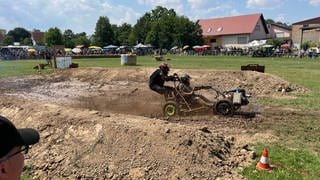 Beim Hako-Rennen in Dexheim wird man vor allem eins: dreckig!