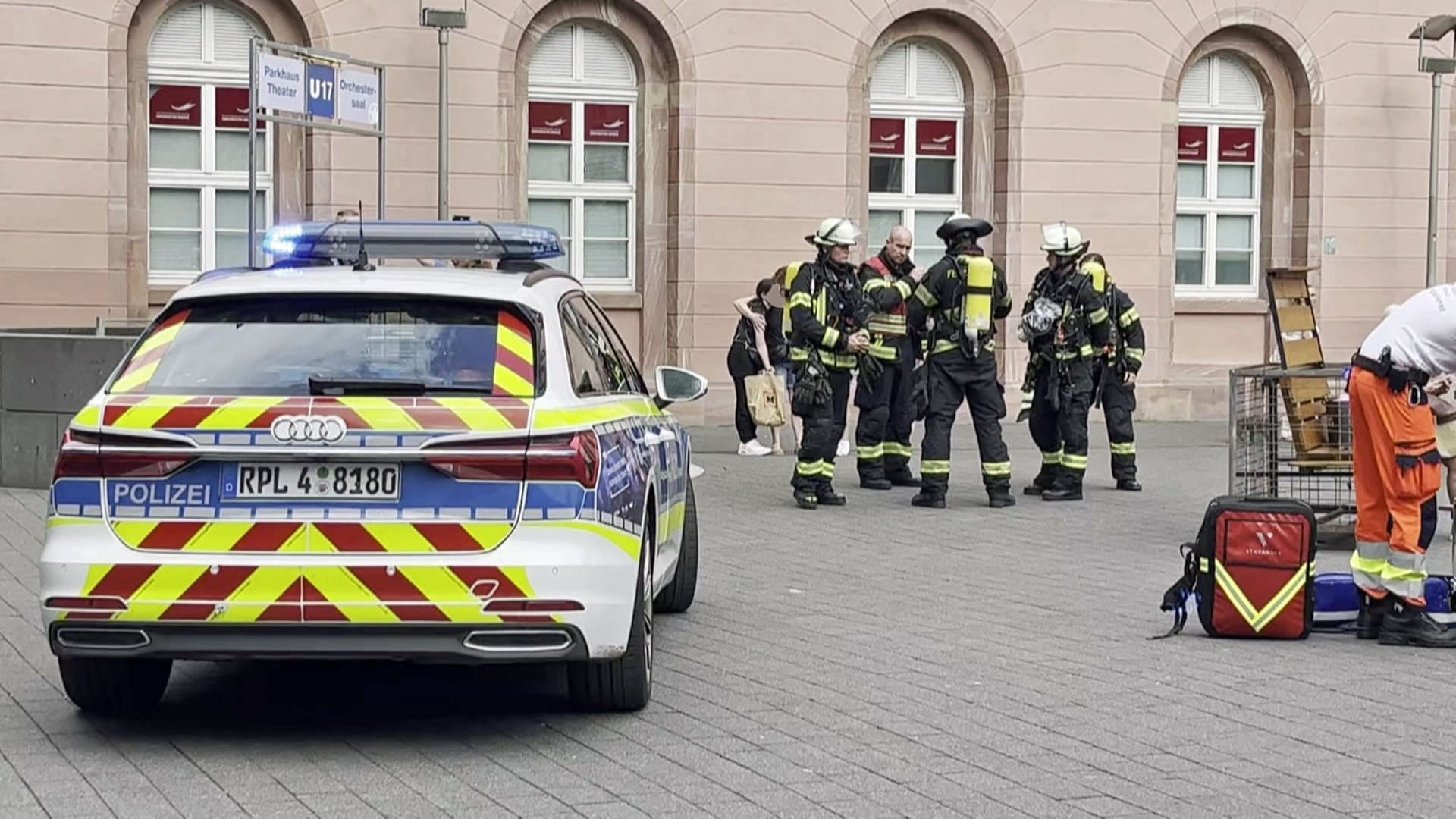 Fünf Verletzte bei mutmaßlicher Reizgas-Attacke in Tiefgarage in Mainz 