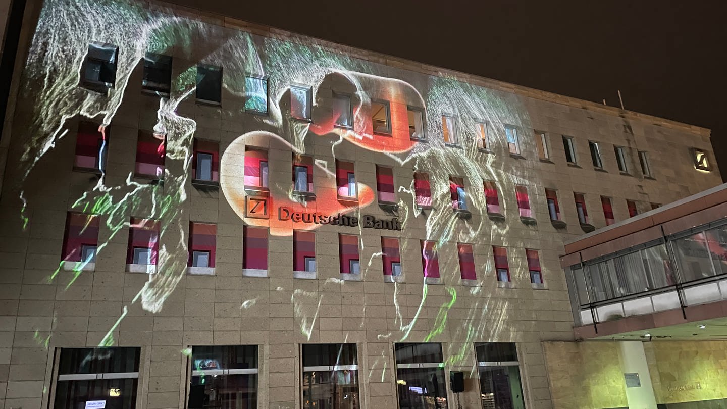 Das Gebäude der Deutschen Bank in Mainz wird dieses Jahr bei 