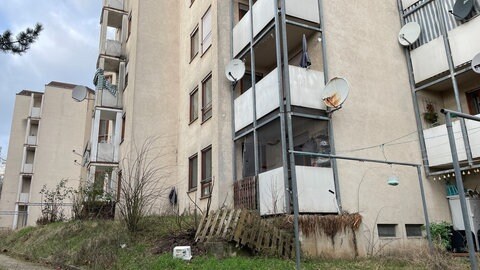 Die Wohnanlage im Mainzer Stadtteil Finthen verkommen immer mehr.