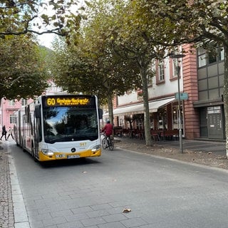 Ein Bus des ÖPNV in der Mainzer Innenstadt: Der "0-Euro-Samstag" kommt gut an