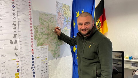 Sergej Salimov ist Leiter der Straßenverkehrsbehörde im Kreis Alzey-Worms und für die Koordination der Windrad-Transporte zuständig.