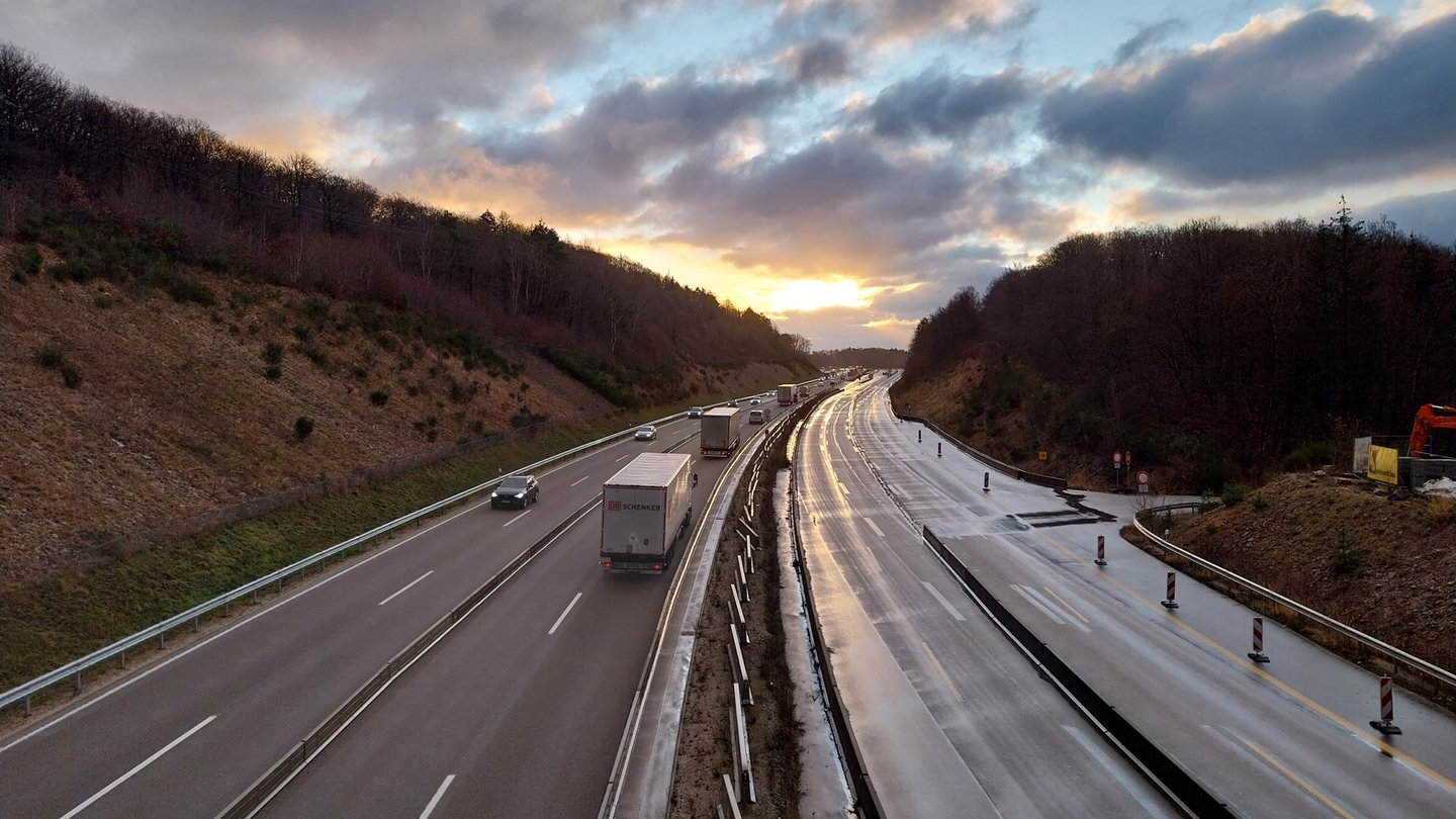 Wieder ein bisschen freie Fahrt: Die Dauerbaustelle