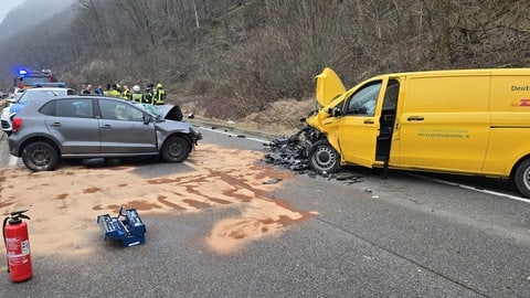 Zwischen Trechtingshausen und Bingerbrück kam es zu einem schweren Unfall. 