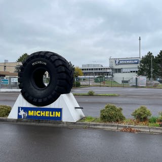 Das Gelände des Michelin Werks bei Trier. 