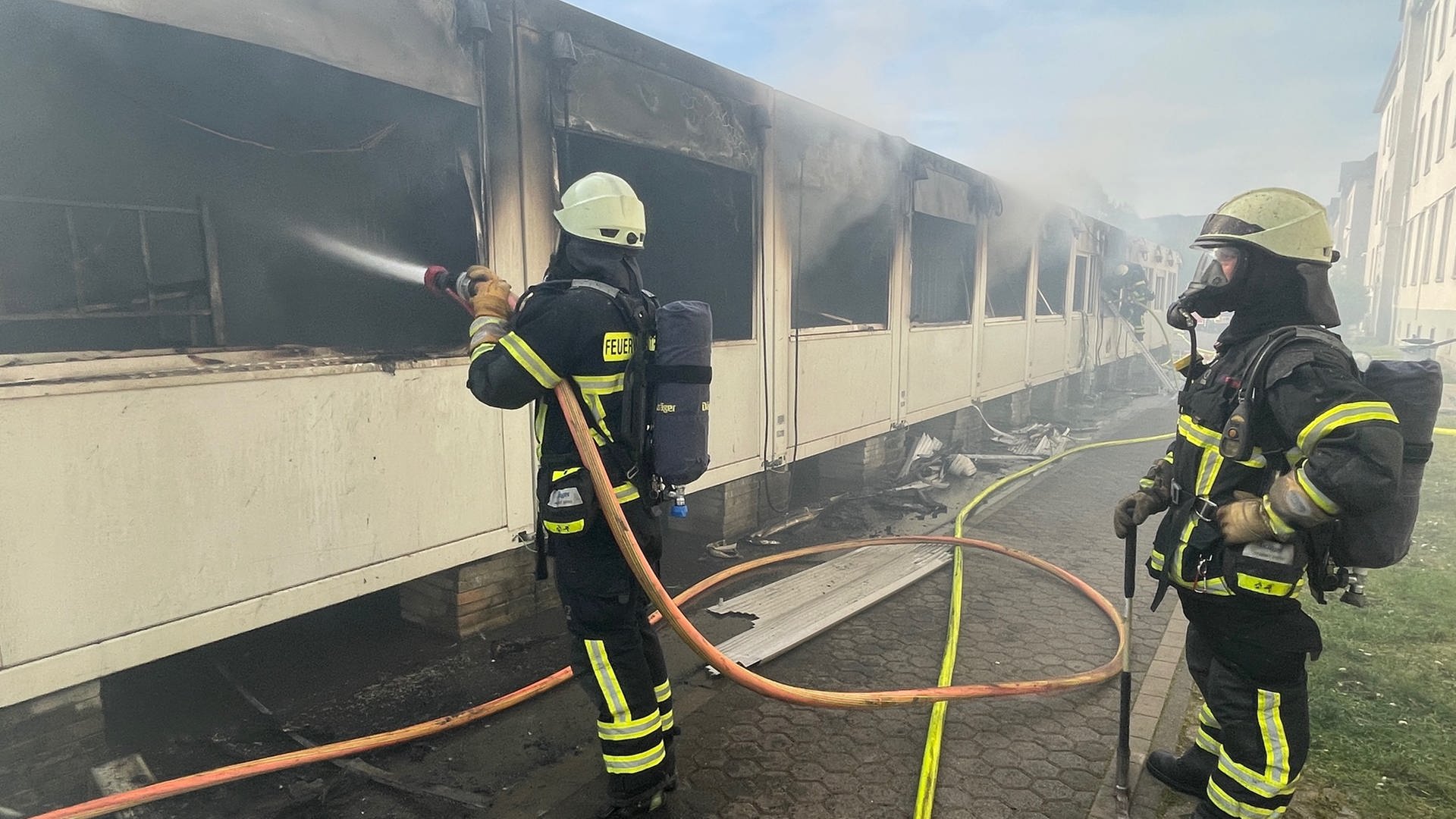 22 Verletzte bei Brand in der AfA in Trier-Nord