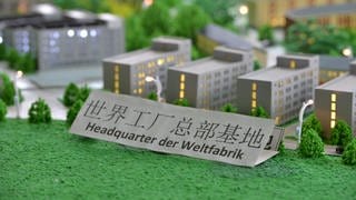 Das Foto vom 01.06.2016 zeigt einen Ausschnitt eines Modells, das den Standort "Oak Garden" in Hoppstätten-Weiersbach (Rheinland-Pfalz) zeigt.
