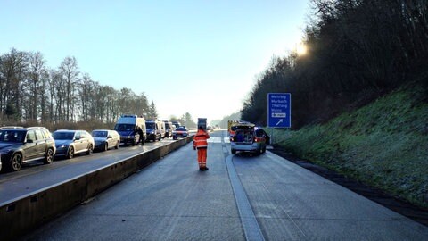 Der Unfall sorgte für erhebliche Verkehrsbehinderungen zwischen Mehring und dem Dreieck Moseltal.