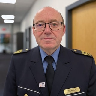 Portraifoto Friedel Durben, Polizeiinspekteur RP 