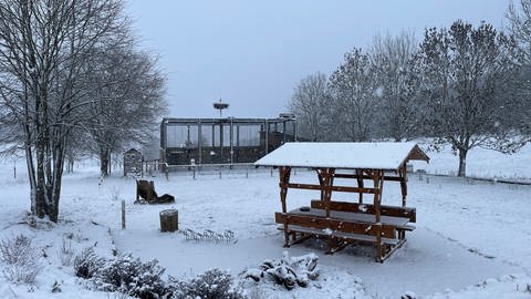 15. März: In Schmißberg im Hunsrück hat es geschneit