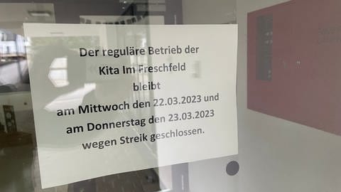 Die Kita im Freschfeld in Trier bleibt am Mittwoch und Donnerstag wegen Streik geschlossen