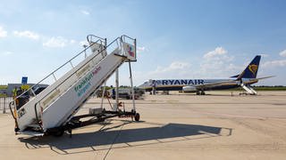 Der Flughafen Hahn in Lautzenhausen im Hunsrück 