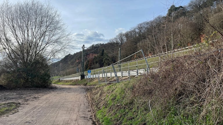 Weststrecke der Bahn bei Trier