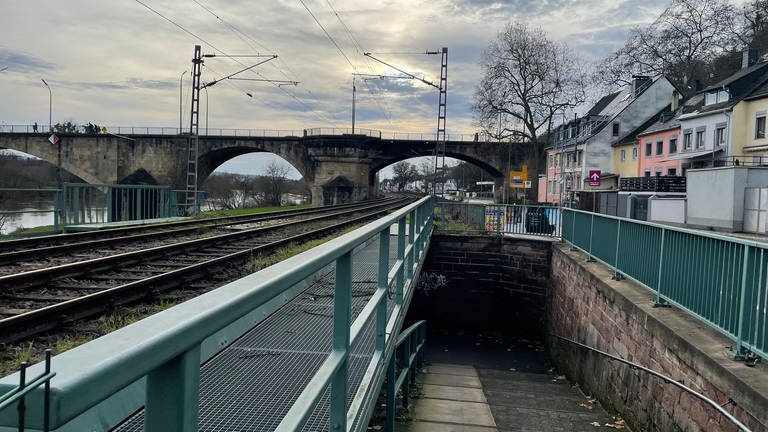 Weststrecke der Bahn bei Trier