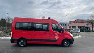 In Salmtal war beim bundesweiten Warntag auch ein Feuerwehrwagen mit mobiler Lautsprecheranlage unterwegs. 