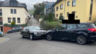 In Waldrach (Kreis Trier-Saarburg) fuhr ein PKW fahrerlos in ein entgegenkommendes Auto.