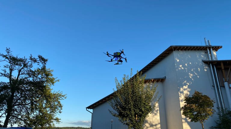 Drohnenvorführung der Polizei Trier 