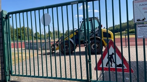 In Birkenfeld demonstrieren Schüler für die Wiedereröffnung des Stadions