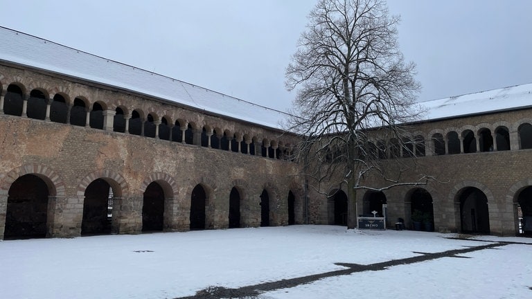 Der Brunnenhof in Trier.