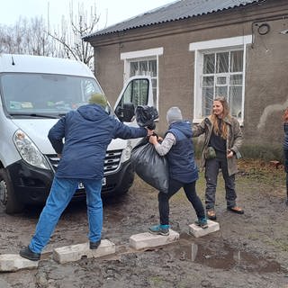Mit einem Hilfskonvoi aus Trier unterwegs in der Ukraine