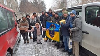 Mit einem Hilfskonvoi aus Trier unterwegs in der Ukraine