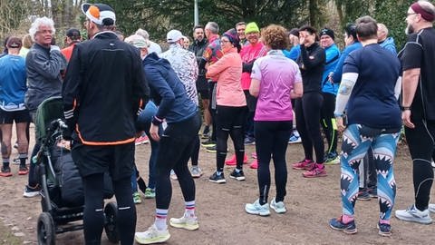 59 Teilnehmende waren beim Mathheiser Weiher parkrun am Samstag dabei 