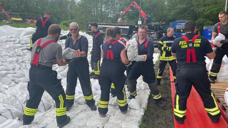 Sicherung des Regenrückhaltebeckens in Morbach