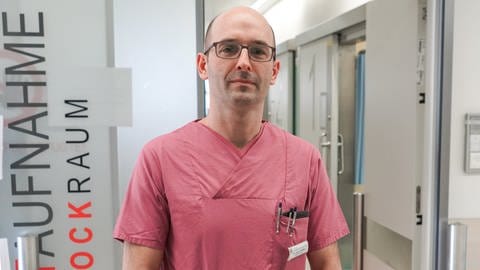 Der Leiter der Notaufnahme am Trierer Klinikum Mutterhaus, Dr. Daniel Stefka