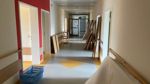 Das Krankenhaus in Trier-Ehrang wurde durch die Flut in großen Teilen zerstört.