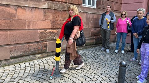 Barrieren für Menschen mit Sehbehinderung in Trier