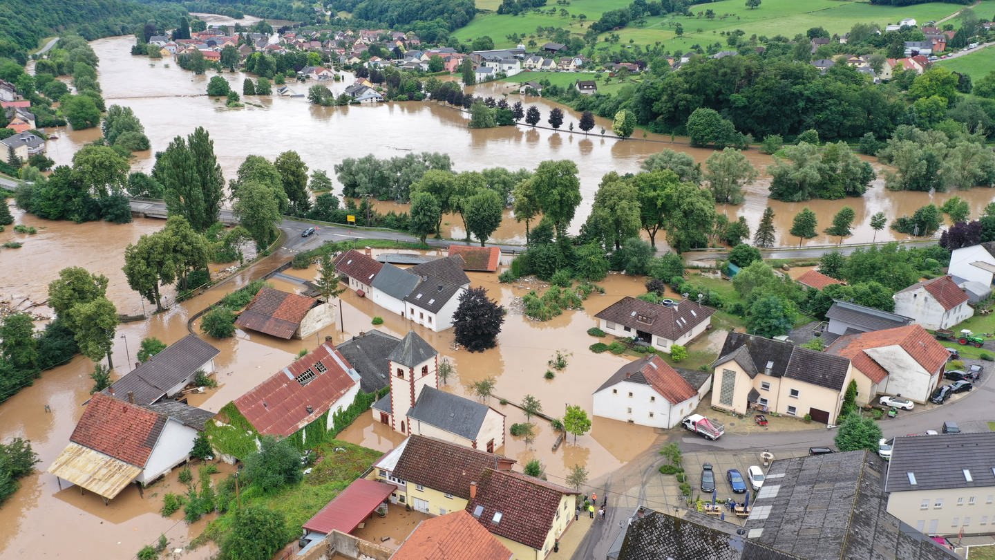 Der Ort Minden in der Südeifel ist bei der Flutkatastrophe vor drei Jahren stark überschwemmt worden. Das Wasser kam aus der Sauer, der Prüm und mehreren umliegenden Bächen.