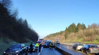 Mehring: Auf der Autobahn A1 zwischen Moseltal und Hochwald hat es im Februar 2023 mehrere Unfälle gegeben.