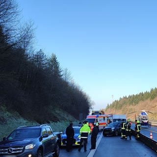 Mehring: Auf der Autobahn A1 zwischen Moseltal und Hochwald hat es im Februar 2023 mehrere Unfälle gegeben.
