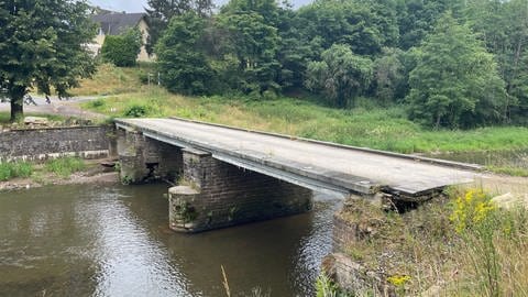 Die kleinen Prüm-Brücke in Echtershausen.