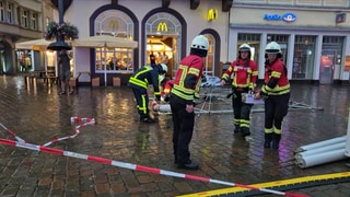 Die Feuerwehr musste nach Starkregenfällen in Trier ausrücken.