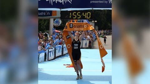 Die ehemalige Triathletin und Olympia-Teilnehmerin Joelle Franzmann 