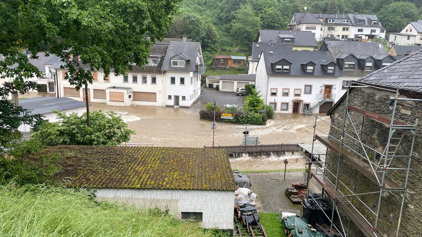 Das Hochwasser an Pfingsten hat in Riveris großen Schaden angerichtet.