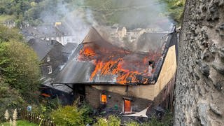 Wohnhaus brennt in Traben-Trarbach