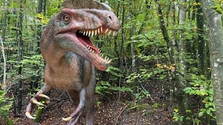 Selbst ein echtes Dinosaurier-Fossil entdecken? Das konnten bisher nur Forscher und Paläontologen. Im Dinosaurierpark bei Ernzen in der Eifel haben Besucher nun die Chance Spuren von Dinos zu finden.