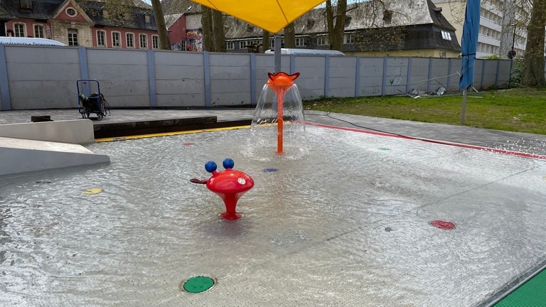 Kinderplanschbecken im Freibad Trier Nord