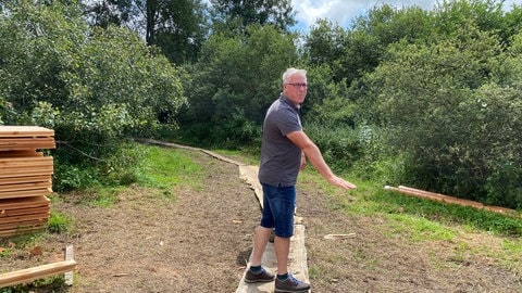 Mosbruchs Bürgermeister Jürgen Gitzen hat in seiner Kindheit noch Abenteuer im Moor erlebt.