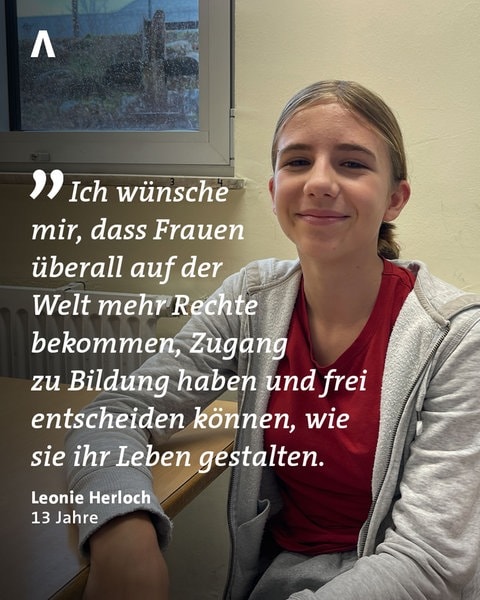 Leonie Herloch, 13 Jahre