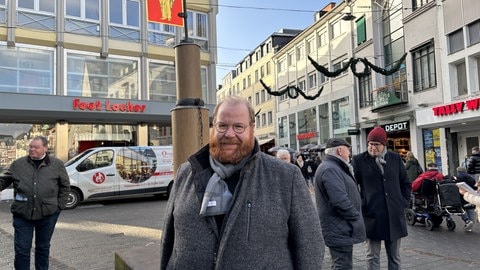 Markus Nöhl ist Kulturdezernent in Trier. Er sagt, der Pranger ist ein wichtiges Symbol für die mittelalterliche Geschichte Triers