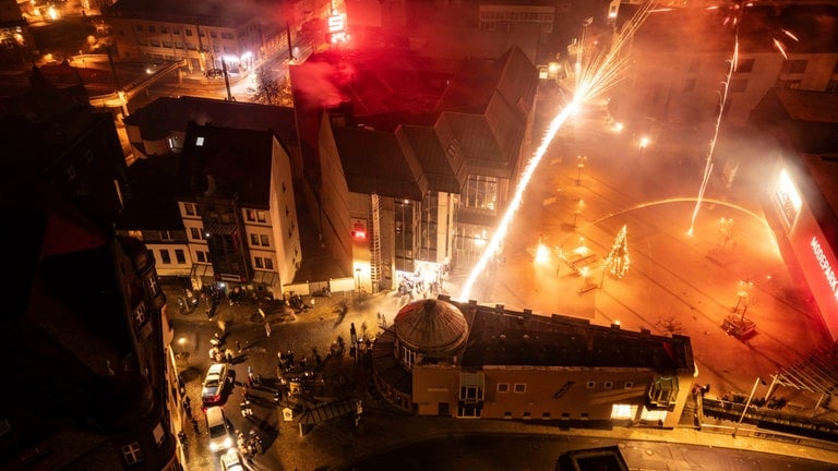 Silvester Feuerwerk Idar-Oberstein