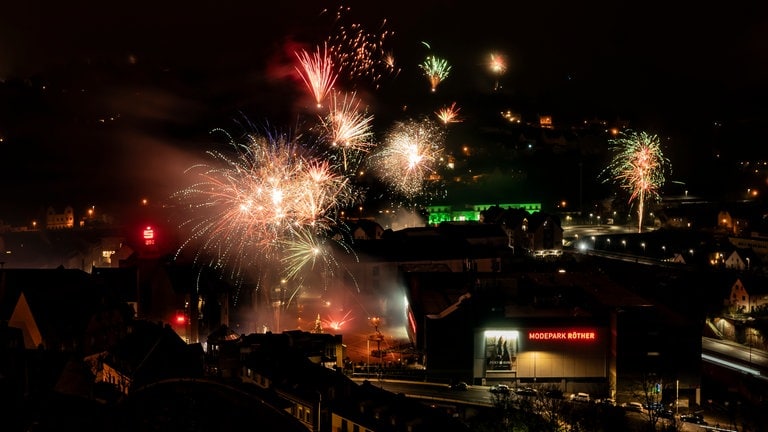 Silvester Feuerwerk Idar-Oberstein